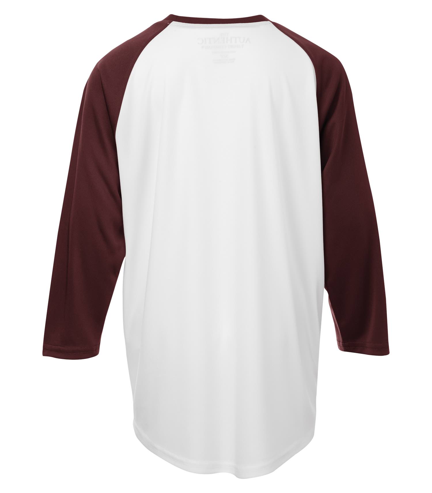 Am image of a Custom ATC Pro Team Baseball Youth Jersey in White/Maroon!