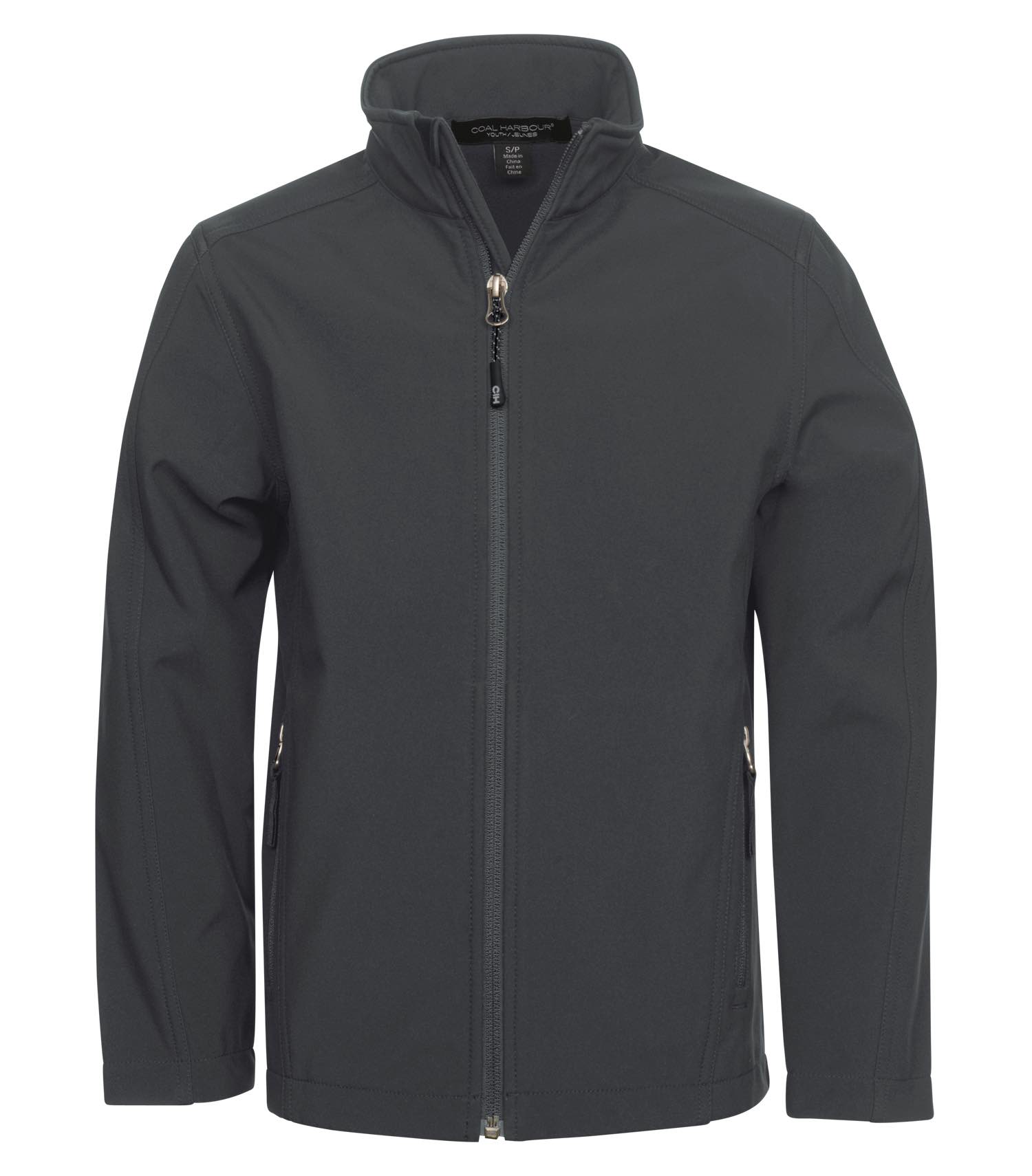 Coal Harbour Everyday Soft Shell Youth Jacket in Graphite