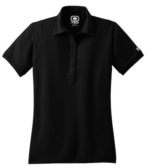 OGIO JEWEL LADIES POLO in Blacktop