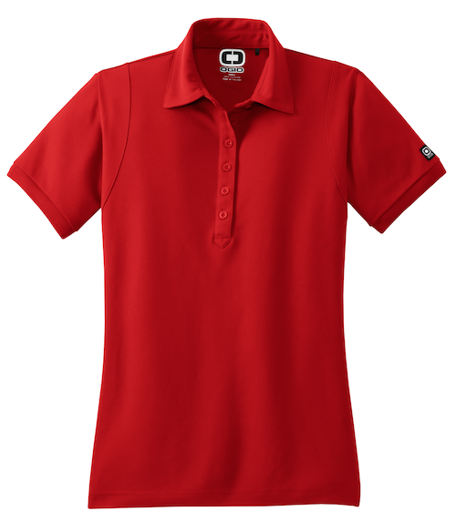 OGIO JEWEL LADIES POLO in Signal Red