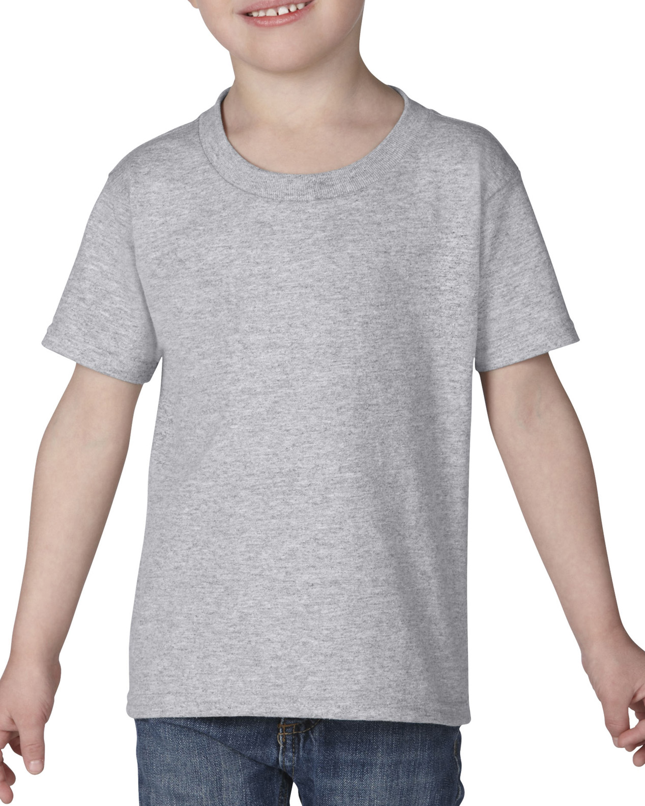 Gildan Heavy Cotton Toddler T Shirt in Sport Grey