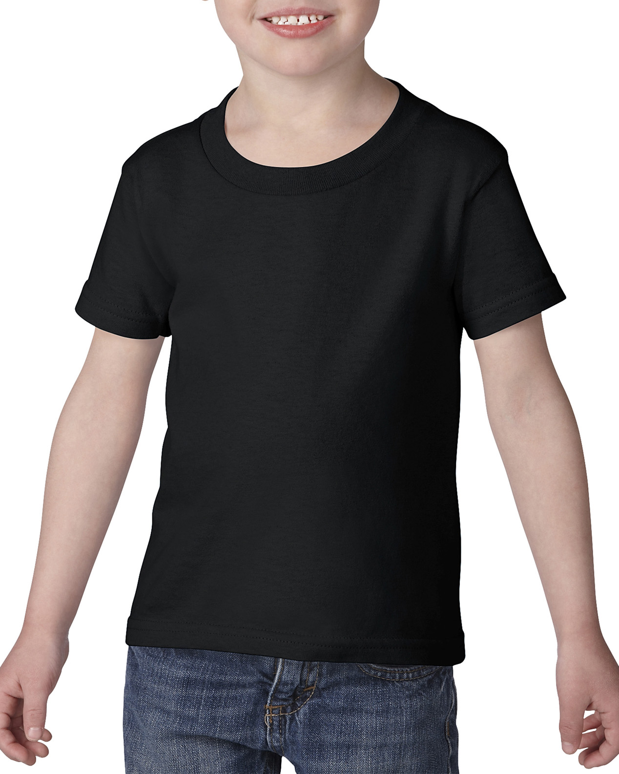 Gildan Heavy Cotton Toddler T Shirt in Black