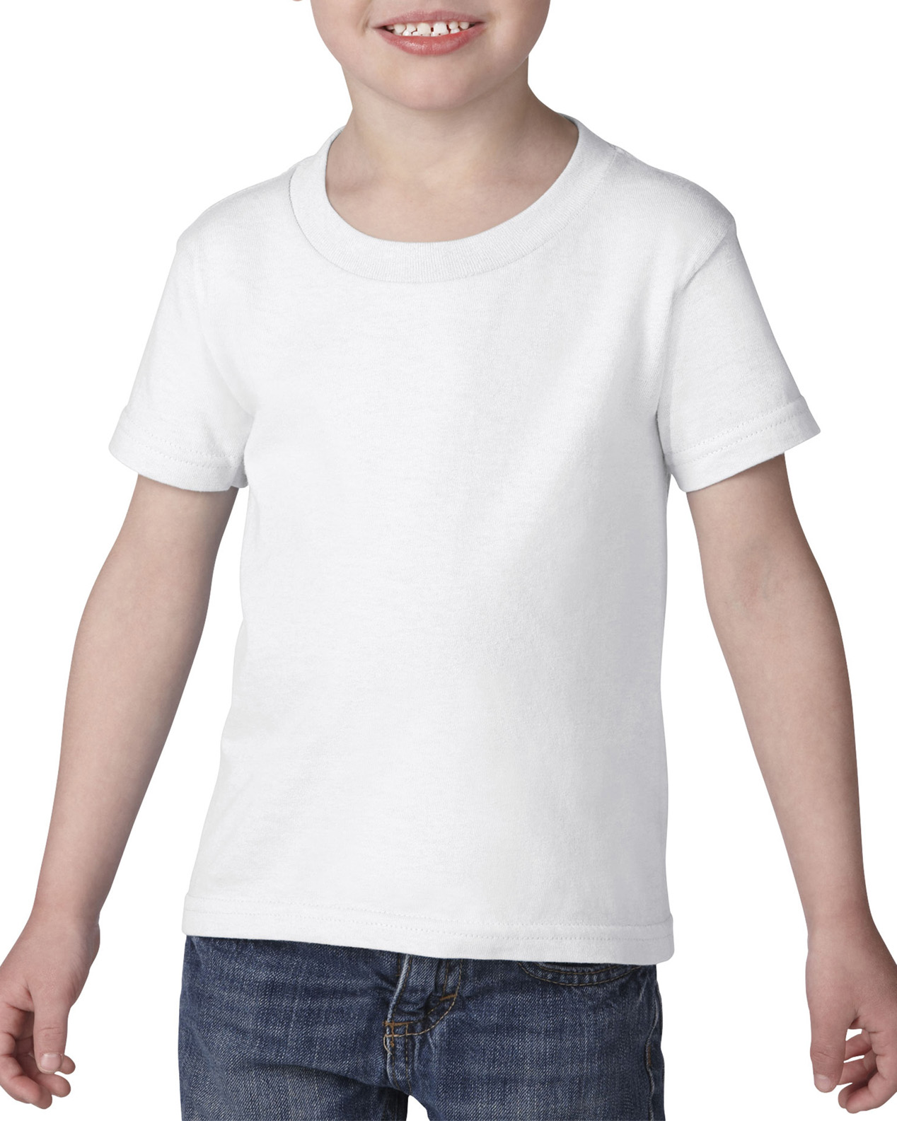 Gildan Heavy Cotton Toddler T Shirt in White