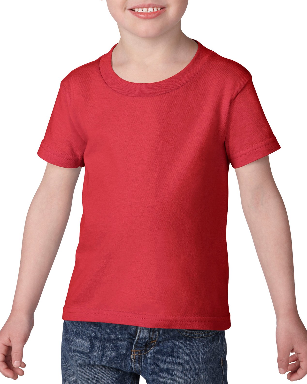 Gildan Heavy Cotton Toddler T Shirt in Red