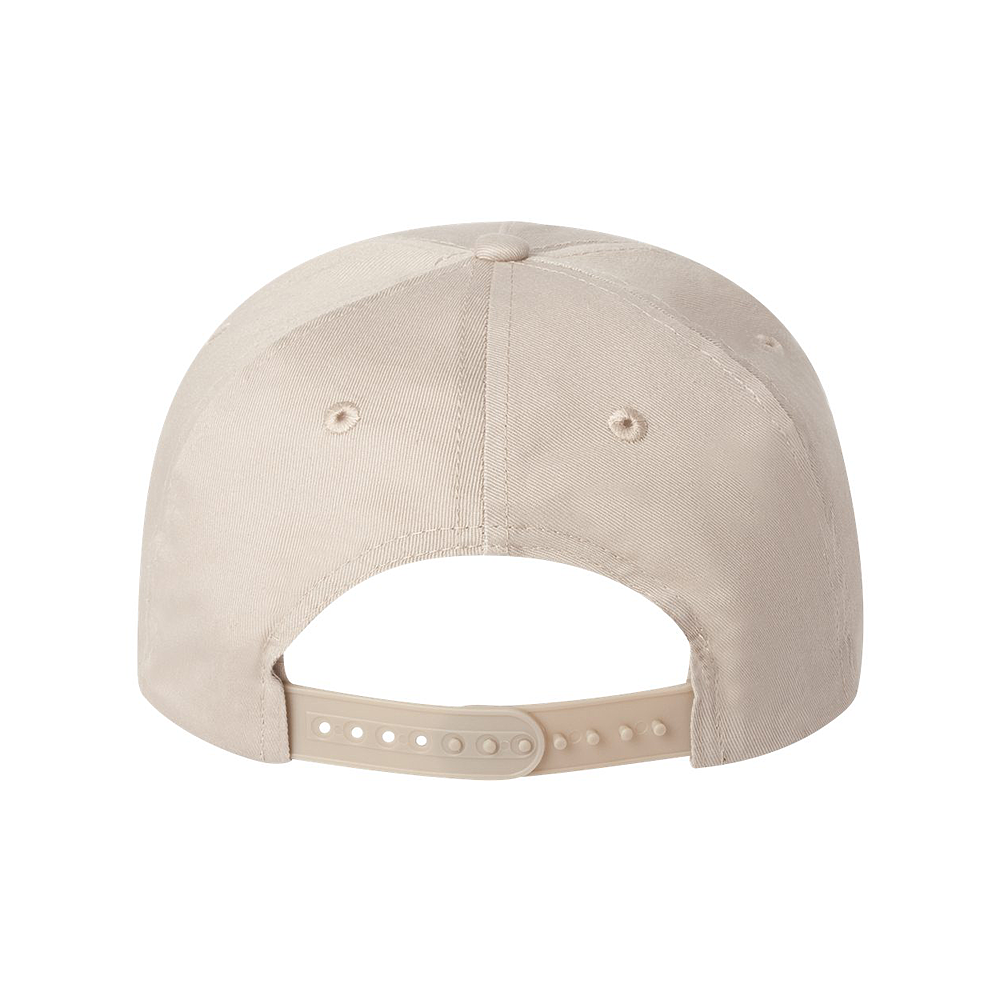 An image of a Custom Valucap Five Panel Cap in Khaki!