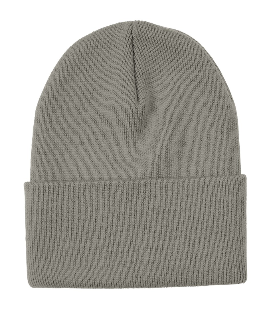 Am image of a Custom ATC Everyday Knit Cuff Toque in Concrete!