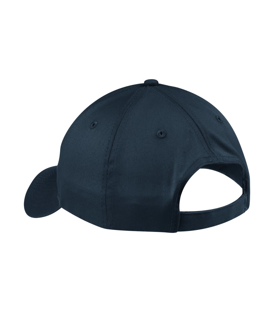 Am image of a Custom ATC Everyday Cotton Twill Cap in Navy!