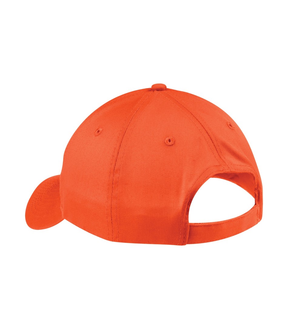 Am image of a Custom ATC Everyday Cotton Twill Cap in Orange!