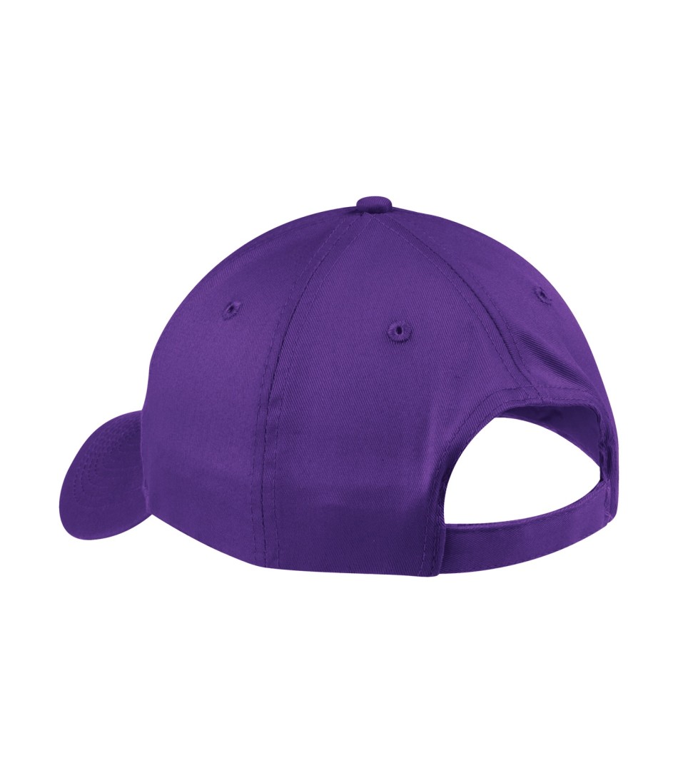 Am image of a Custom ATC Everyday Cotton Twill Youth Cap in Purple!