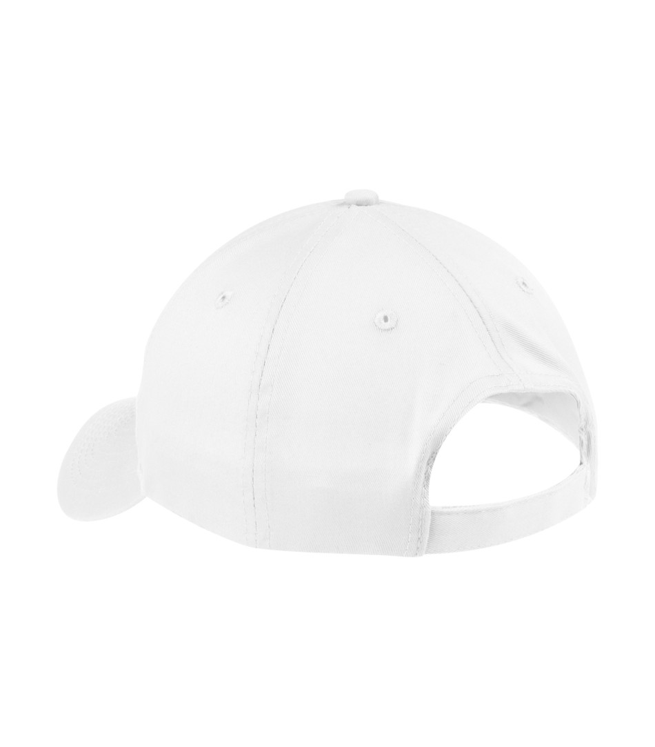 Am image of a Custom ATC Everyday Cotton Twill Youth Cap in White!