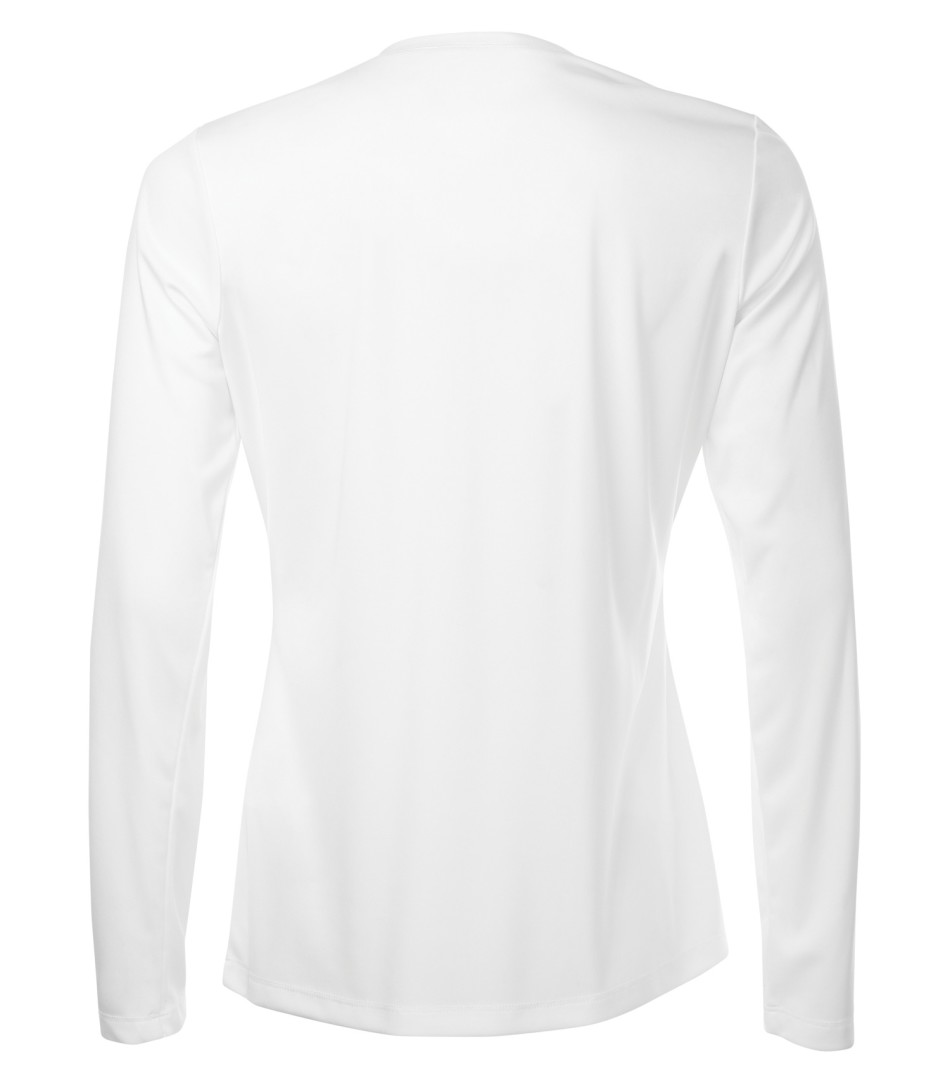 Am image of a Custom ATC Pro Team Long Sleeve V Neck Ladies Tee in White!