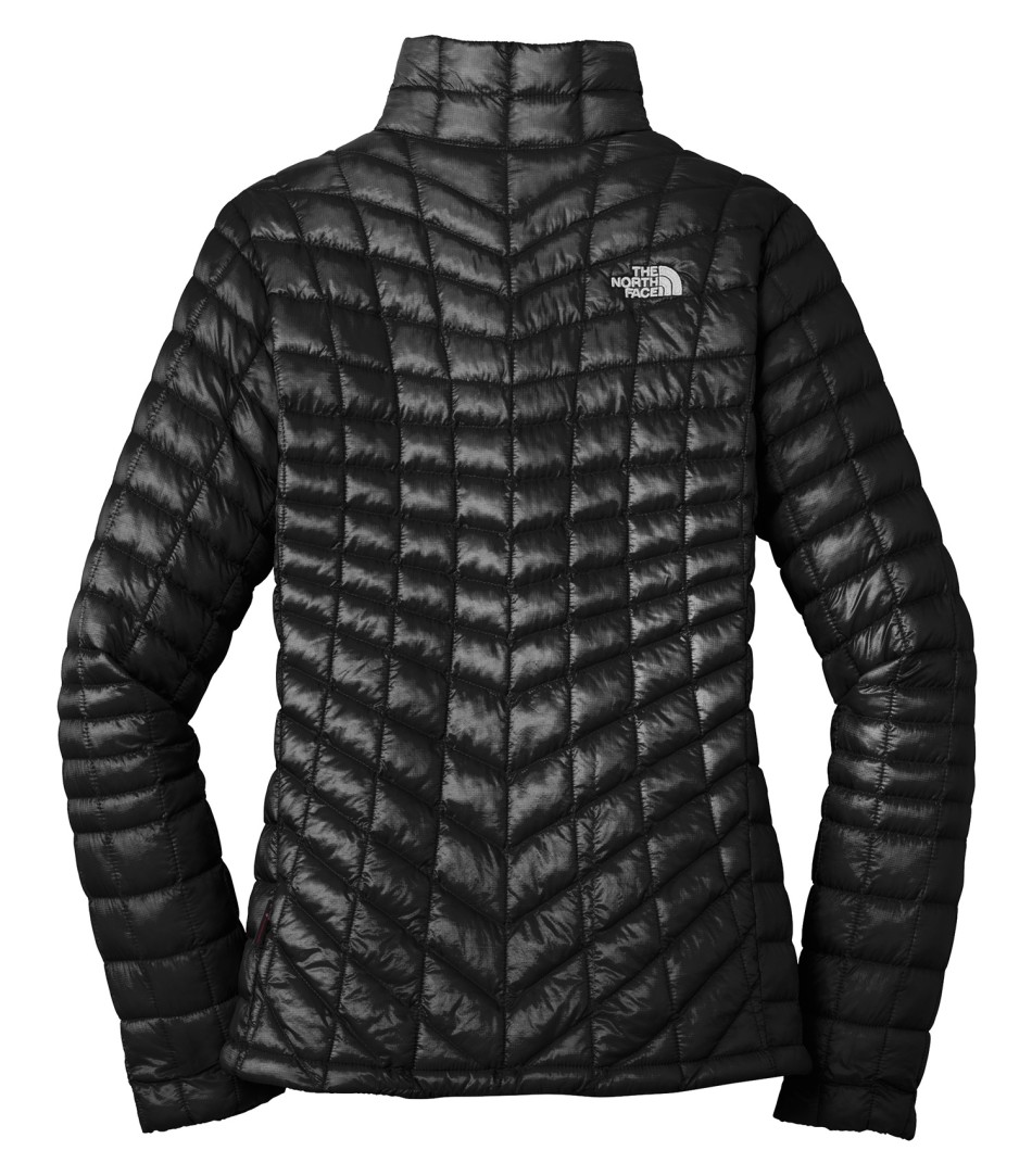 Am image of a Custom The North Face Thermoball Trekker Ladies' Jacket in Black!