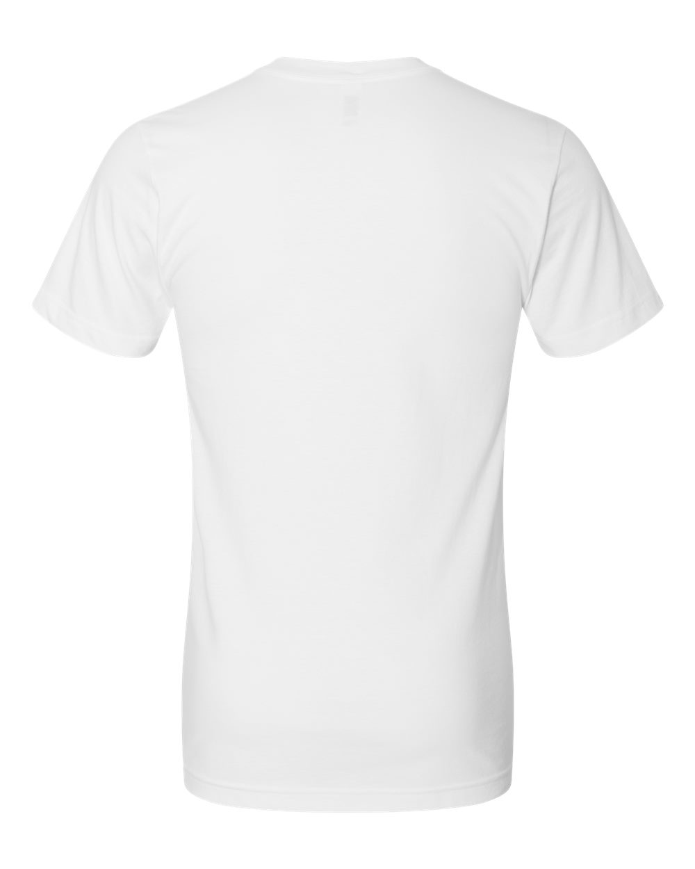 Am image of a Custom American Apparel Fine Jersey Short Sleeve Tee in White!