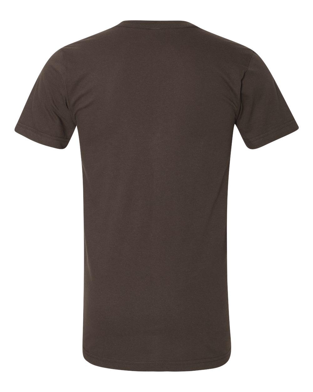 Am image of a Custom American Apparel Fine Jersey Short Sleeve Tee in Brown!
