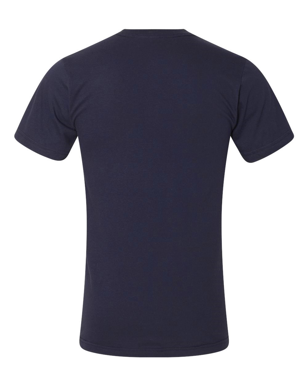 Am image of a Custom American Apparel Fine Jersey Short Sleeve Tee in Navy!