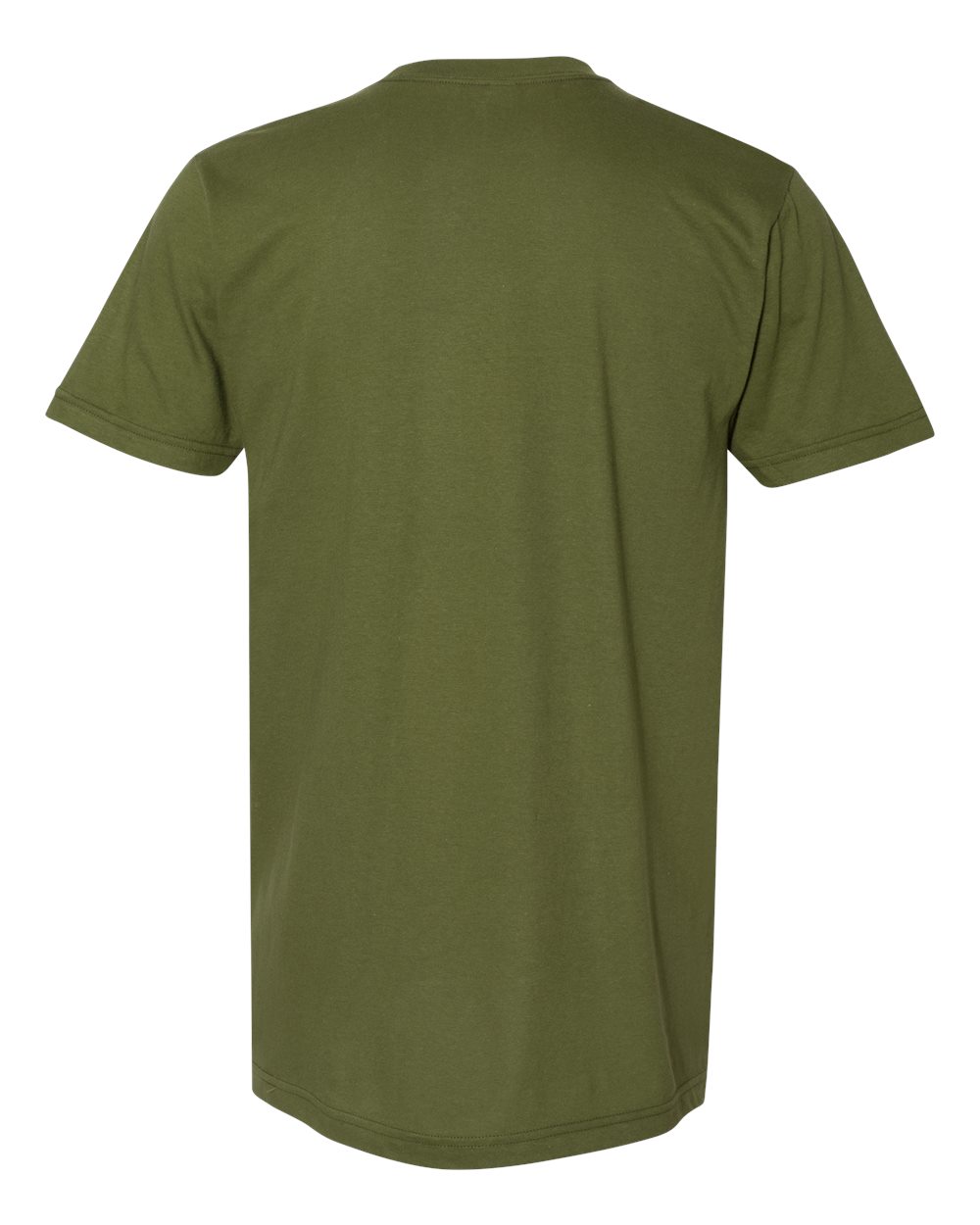 Am image of a Custom American Apparel Fine Jersey Short Sleeve Tee in Olive!