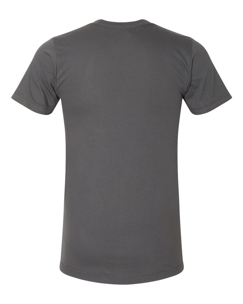 Am image of a Custom American Apparel Fine Jersey Short Sleeve Tee in Asphalt!