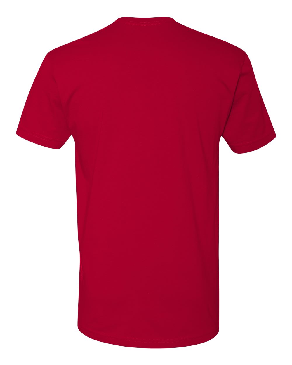 Am image of a Custom Next Level Unisex Cotton TShirt in Red!