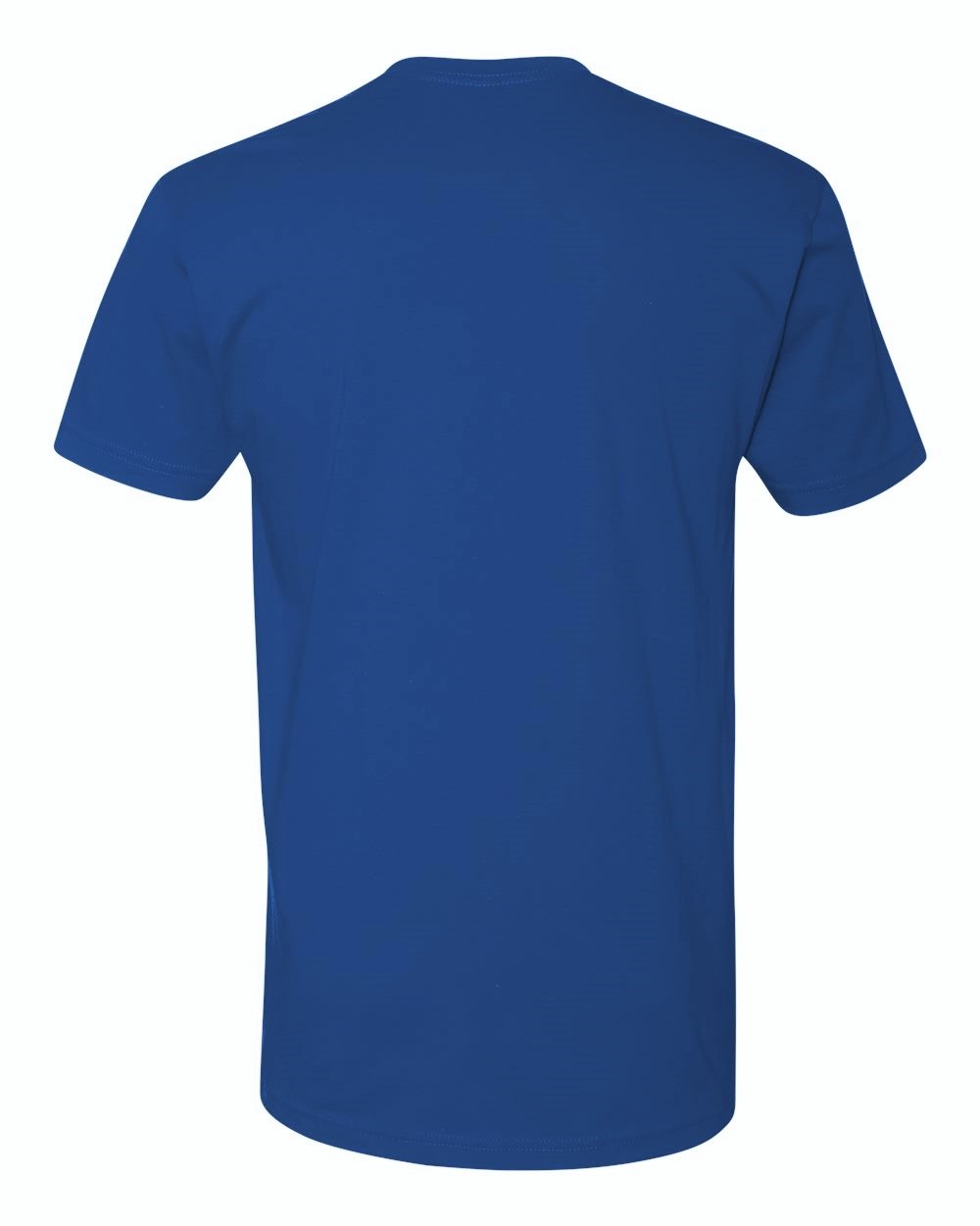 Am image of a Custom Next Level Unisex Cotton TShirt in Royal!