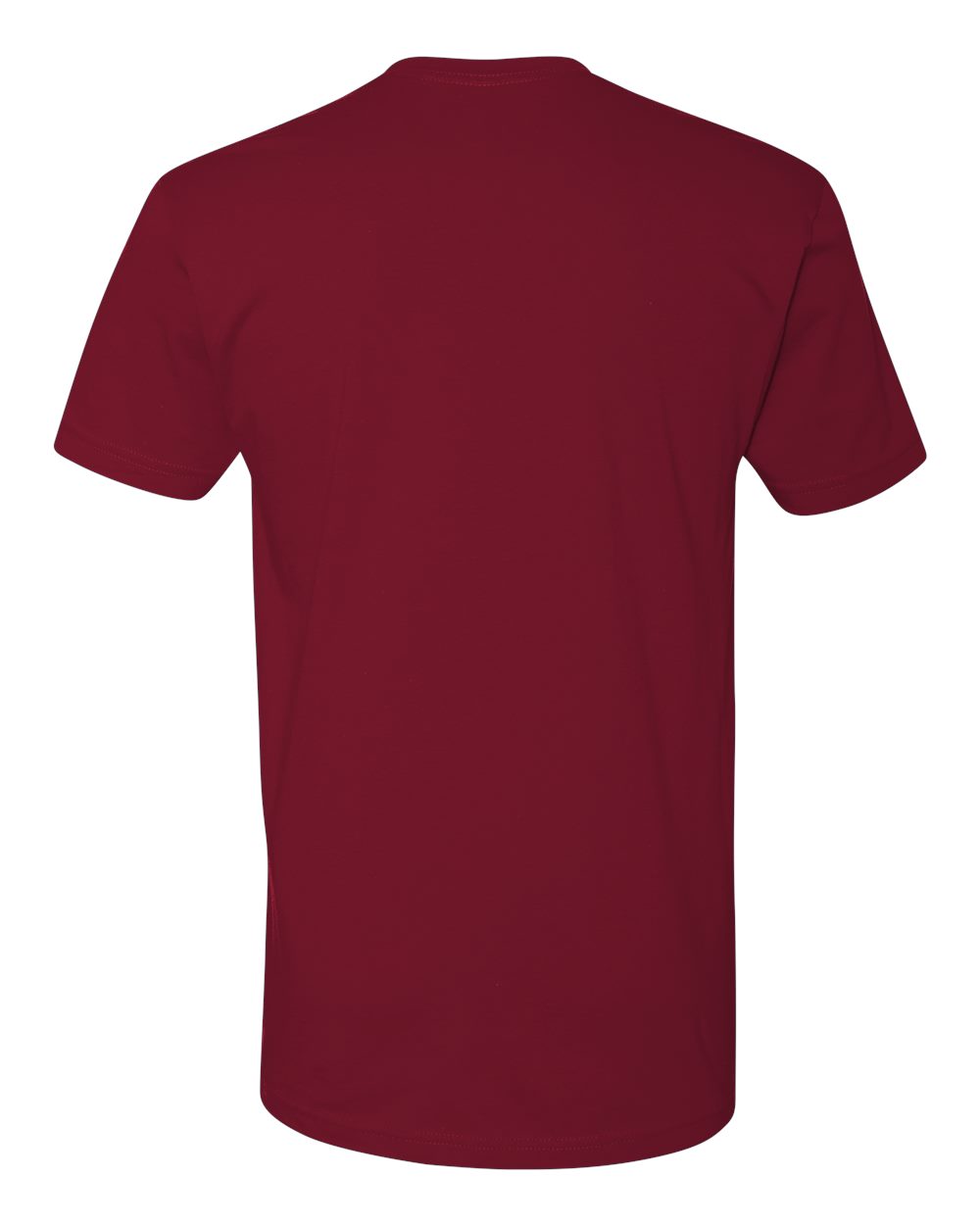 Am image of a Custom Next Level Unisex Cotton TShirt in Cardinal!