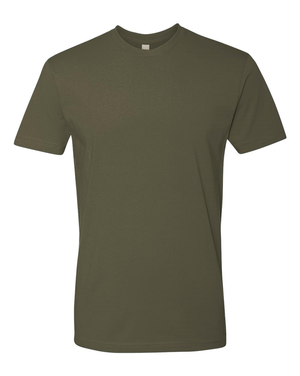 Next Level Unisex Cotton TShirt in Military Green