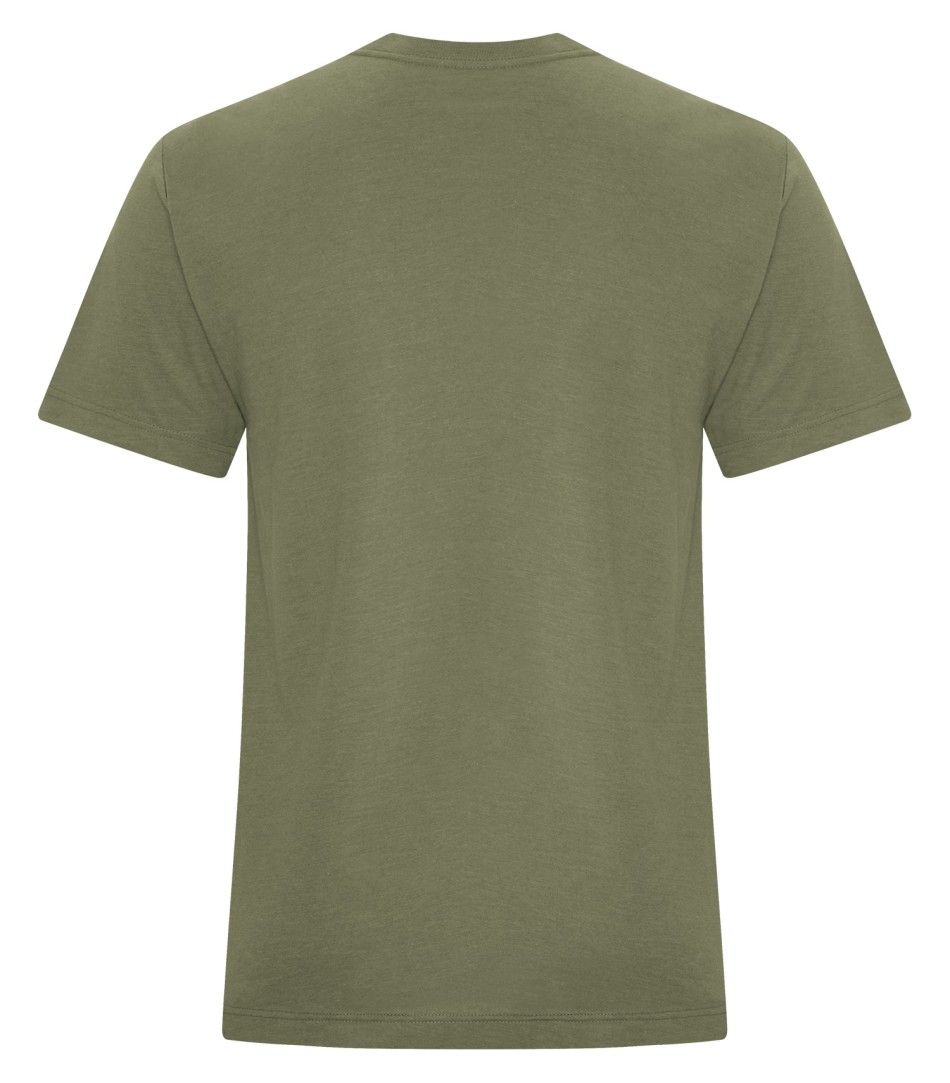 Am image of a Custom Koi Element Tee in Olive!