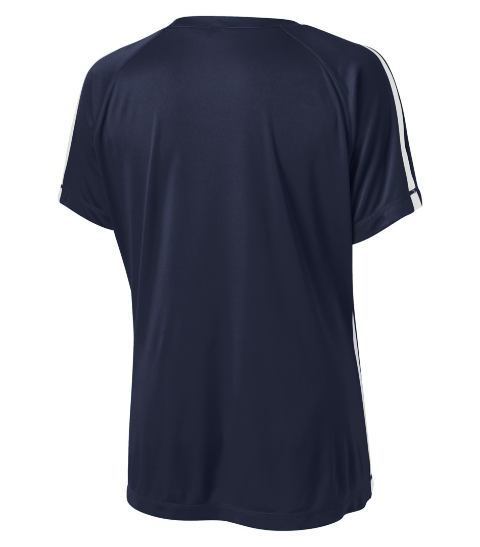 Am image of a Custom ATC Pro Team Home and Away Ladies Jersey in True Navy/White!