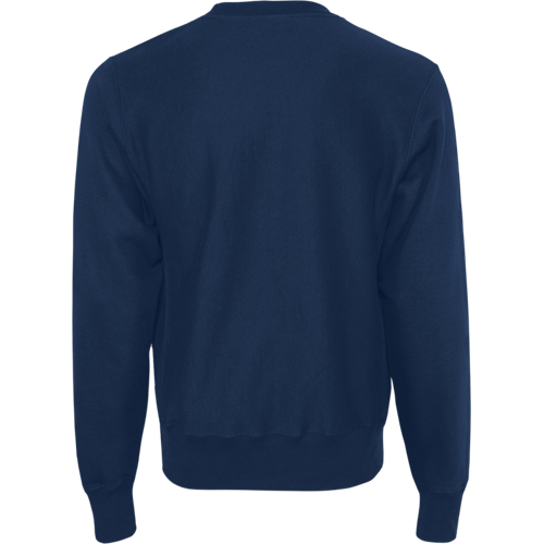 Am image of a Custom Champion Adult Reverse Weave Fleece Crew in Navy!