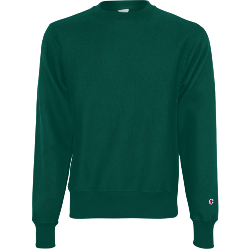 Champion Adult Reverse Weave Fleece Crew in Dark Green