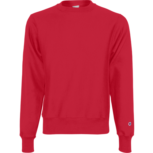 Champion Adult Reverse Weave Fleece Crew in Scarlet