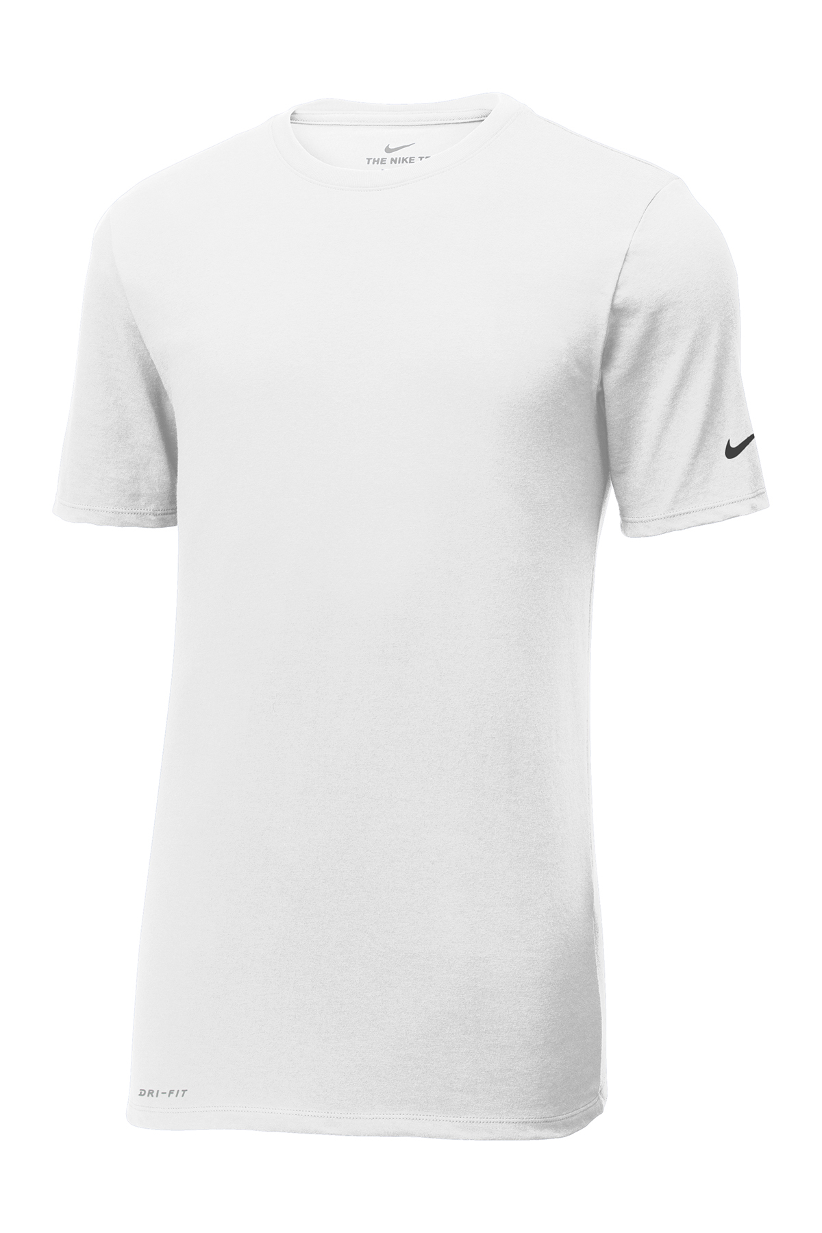 Nike Dri FIT Cotton Poly Tee in White