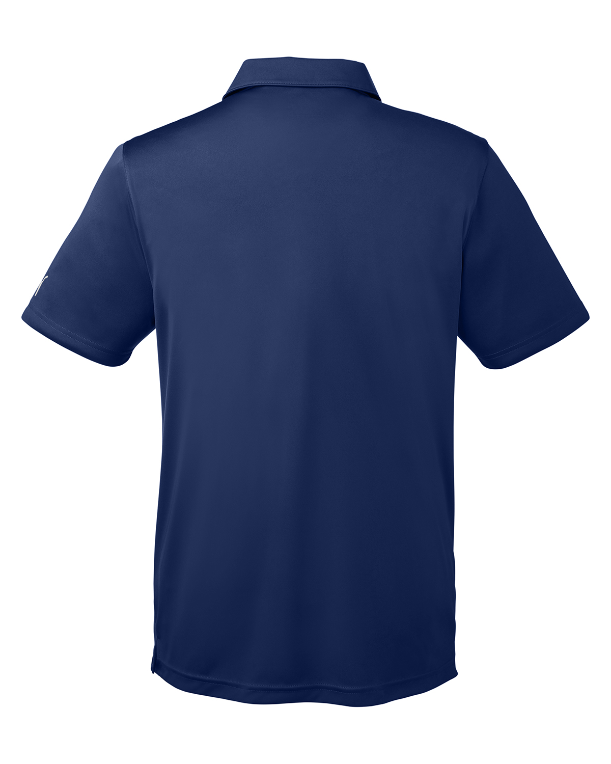 Am image of a Custom Puma Golf Mens' Icon Golf Polo in PEACOAT!