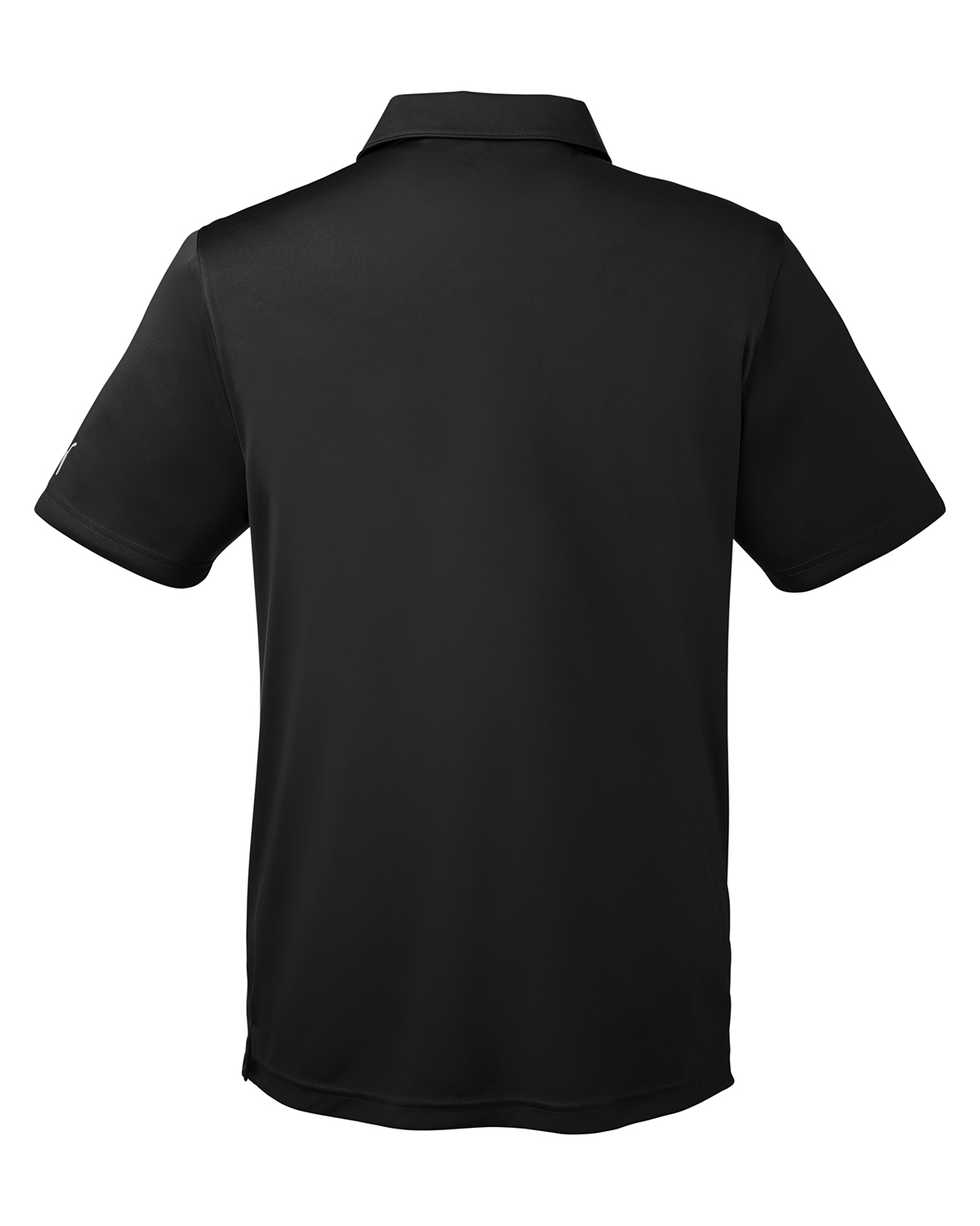 Am image of a Custom Puma Golf Mens' Icon Golf Polo in PUMA BLACK!