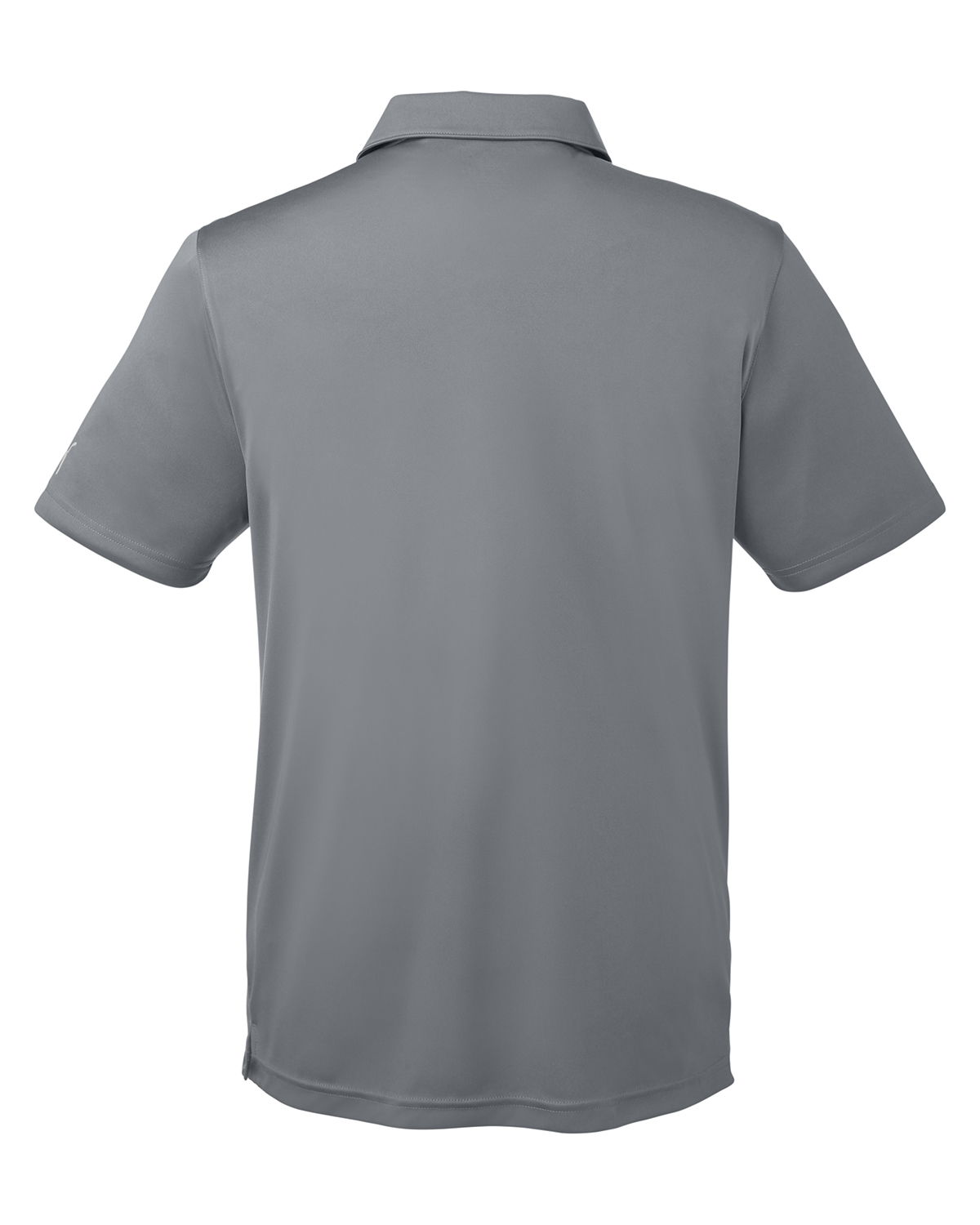 Am image of a Custom Puma Golf Mens' Icon Golf Polo in QUIET SHADE!
