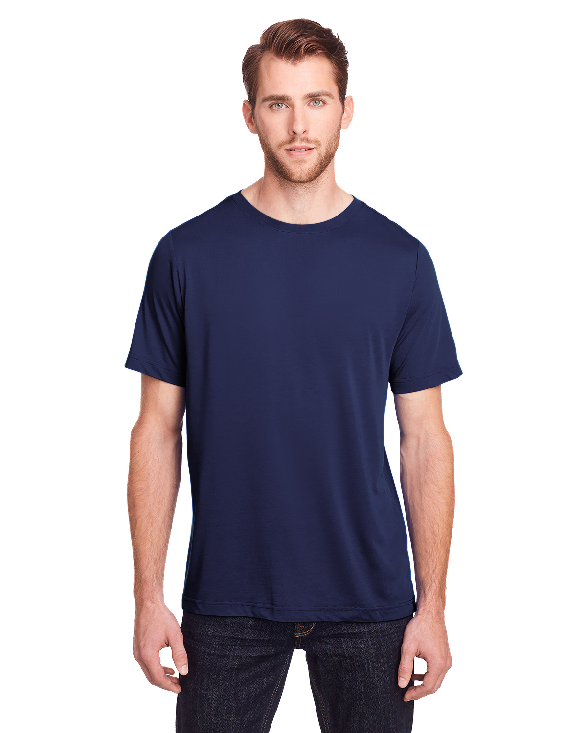 Core 365 Adult Fusion ChromaSoft Performance T Shirt in Classic Navy