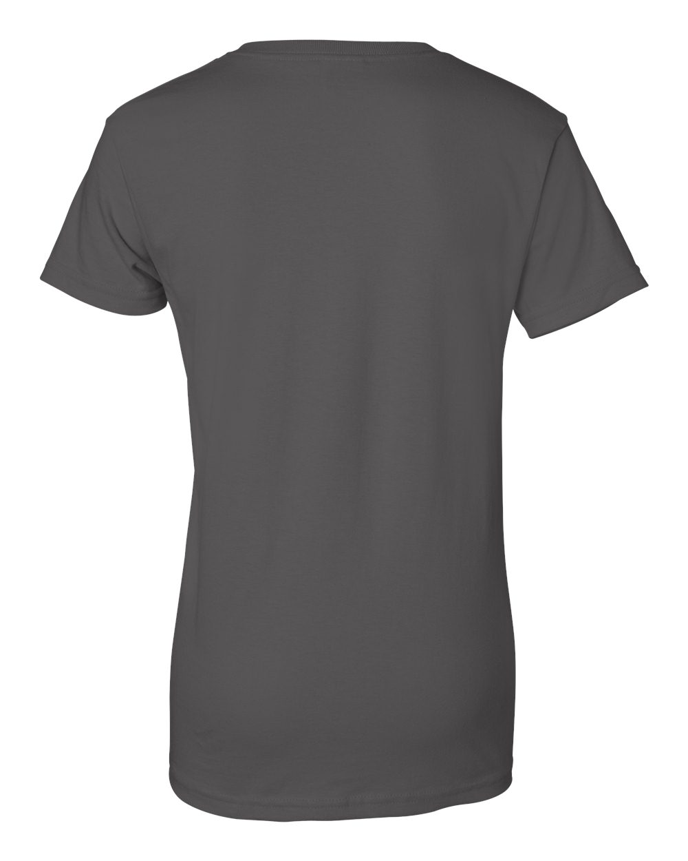 Am image of a Custom Gildan Ultra Cotton Ladies TShirt in Charcoal!