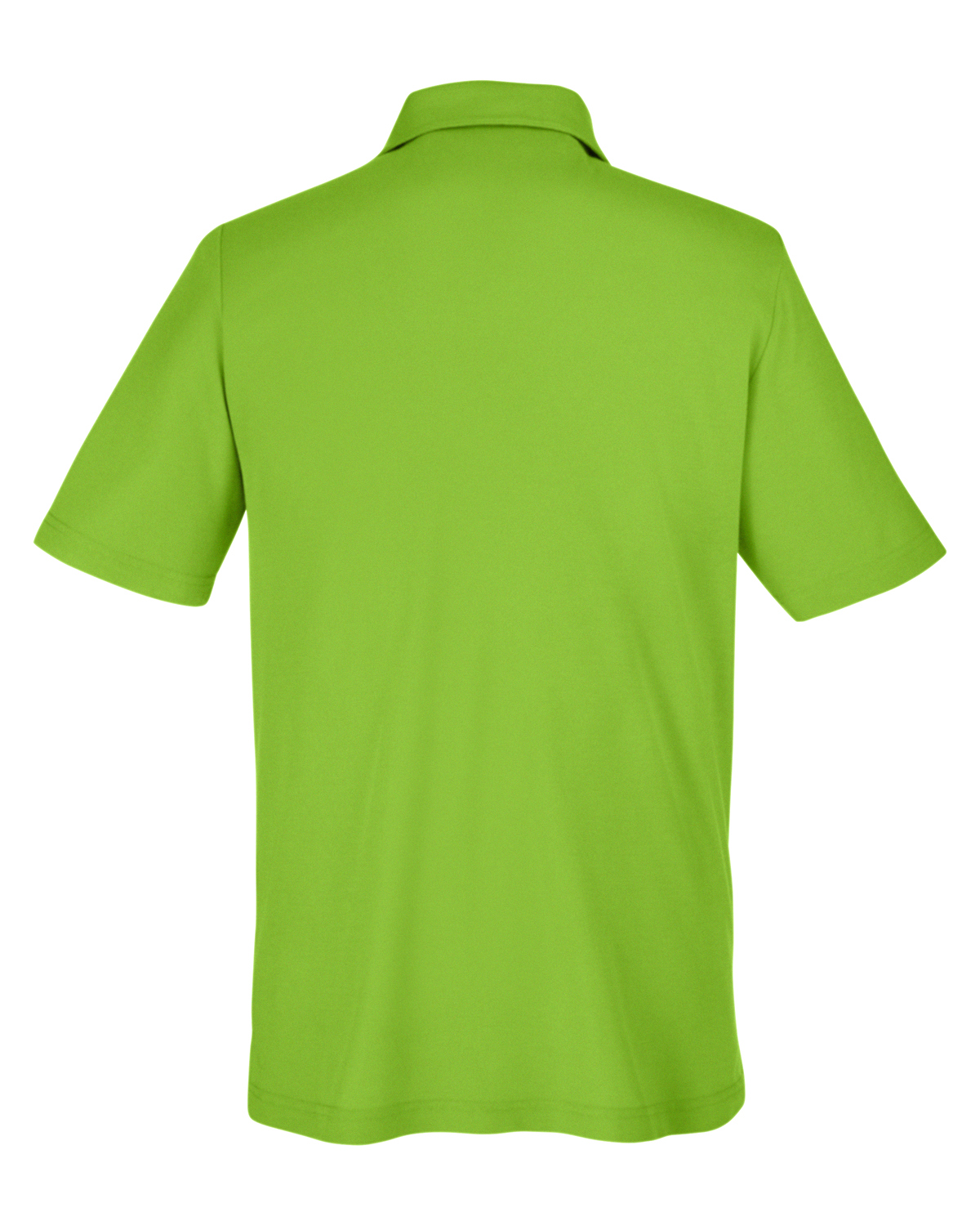 Am image of a Custom Core 365 Men's Fusion ChromaSoft™ Pique Polo in Acid Green!