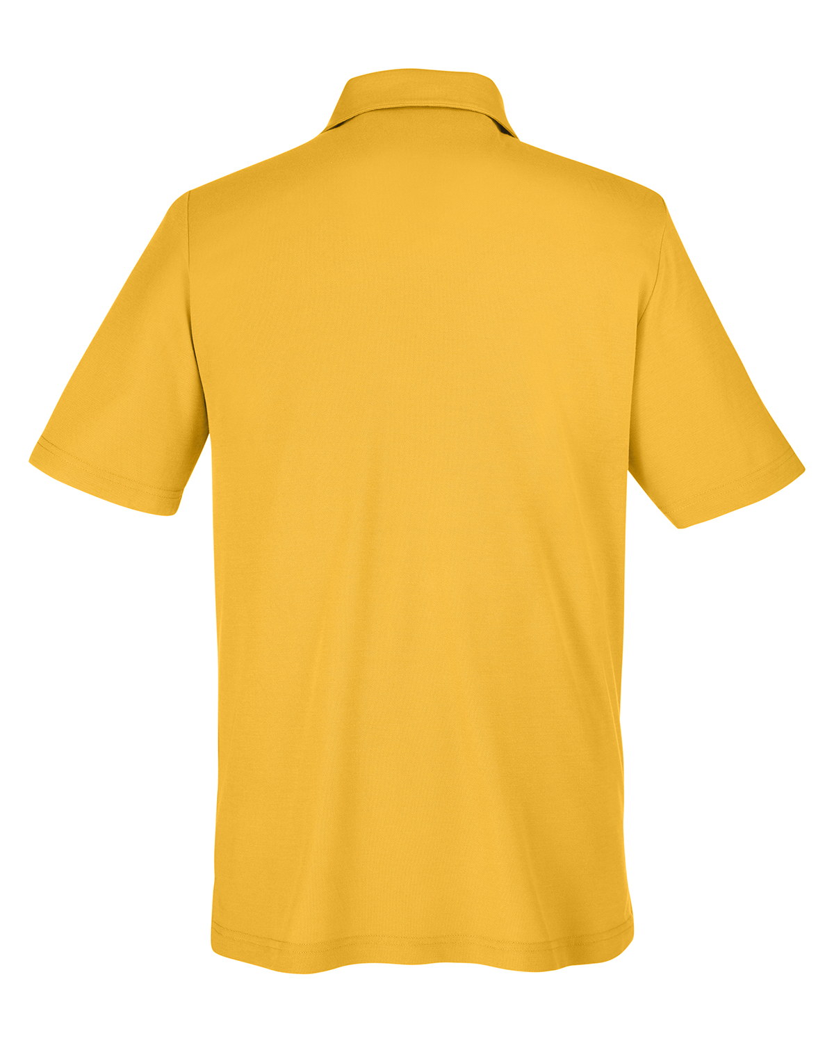 Am image of a Custom Core 365 Men's Fusion ChromaSoft™ Pique Polo in Campus Gold!