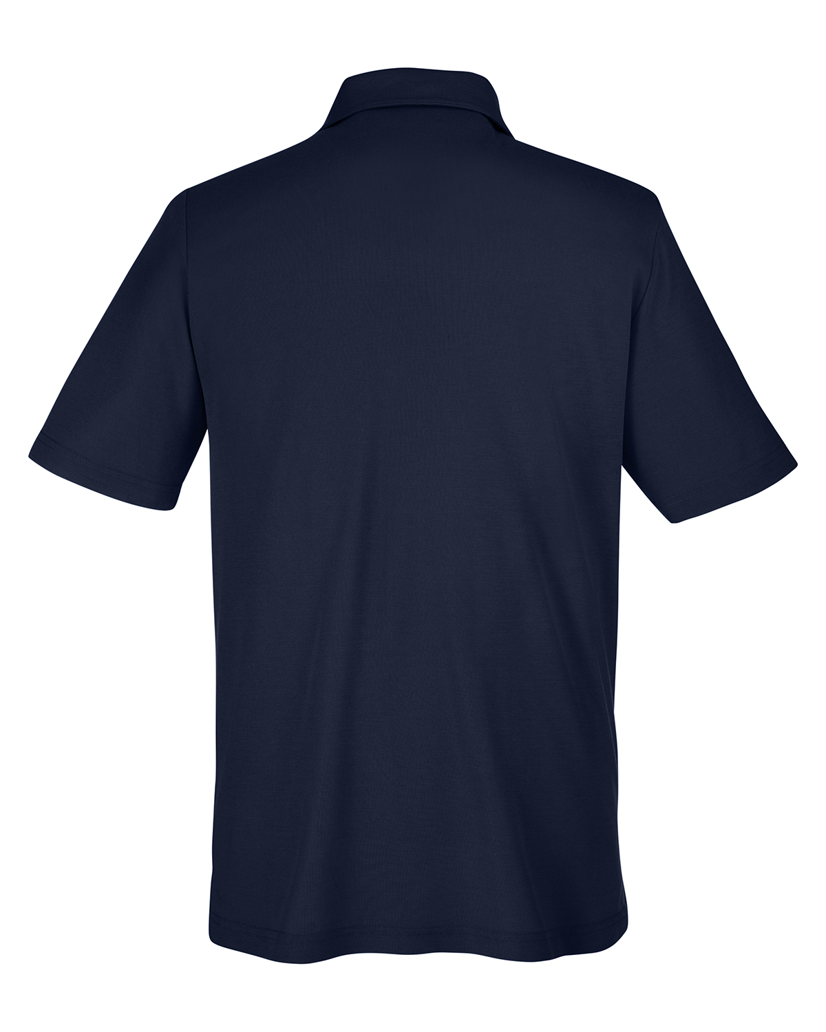 Am image of a Custom Core 365 Men's Fusion ChromaSoft™ Pique Polo in Classic Navy!