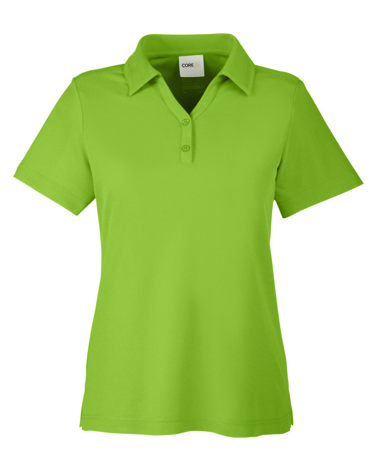 Core 365 Ladies Fusion ChromaSoft Pique Polo in Acid Green