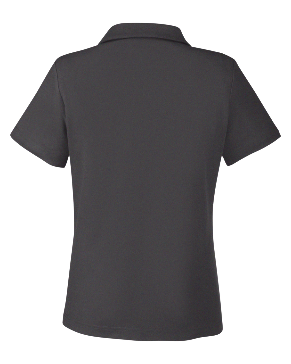 Am image of a Custom Core 365 Ladies Fusion ChromaSoft Pique Polo in Carbon!
