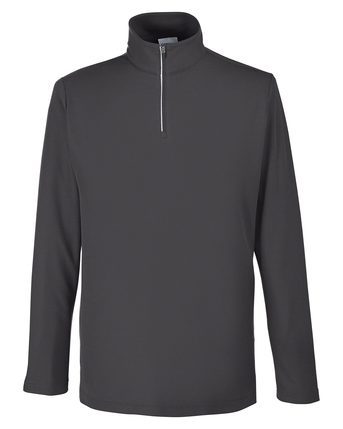 Core 365 Men's Fusion ChromaSoft™ Pique Quarter Zip in Carbon