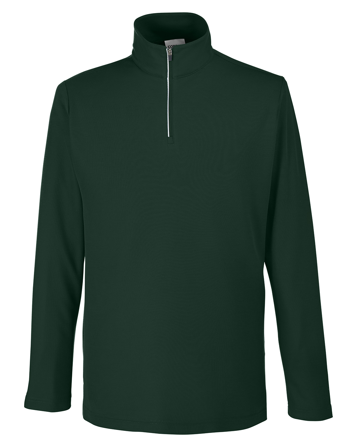 Core 365 Men's Fusion ChromaSoft™ Pique Quarter Zip in Forest