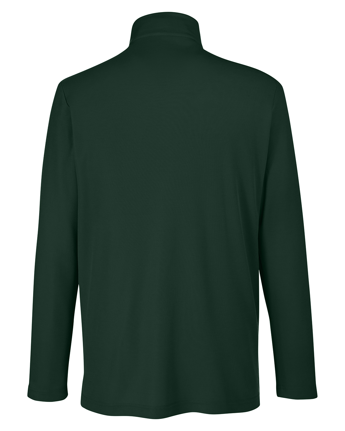 Am image of a Custom Core 365 Men's Fusion ChromaSoft™ Pique Quarter Zip in Forest!