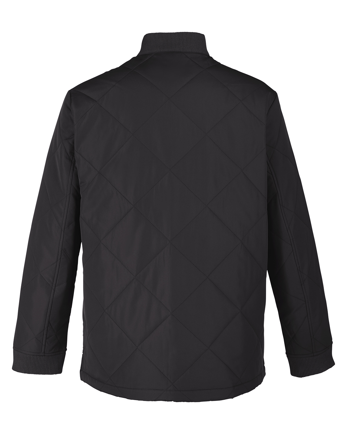 Am image of a Custom Harriton Adult Dockside Insulated Utility Jacket in Dark Charcoal!