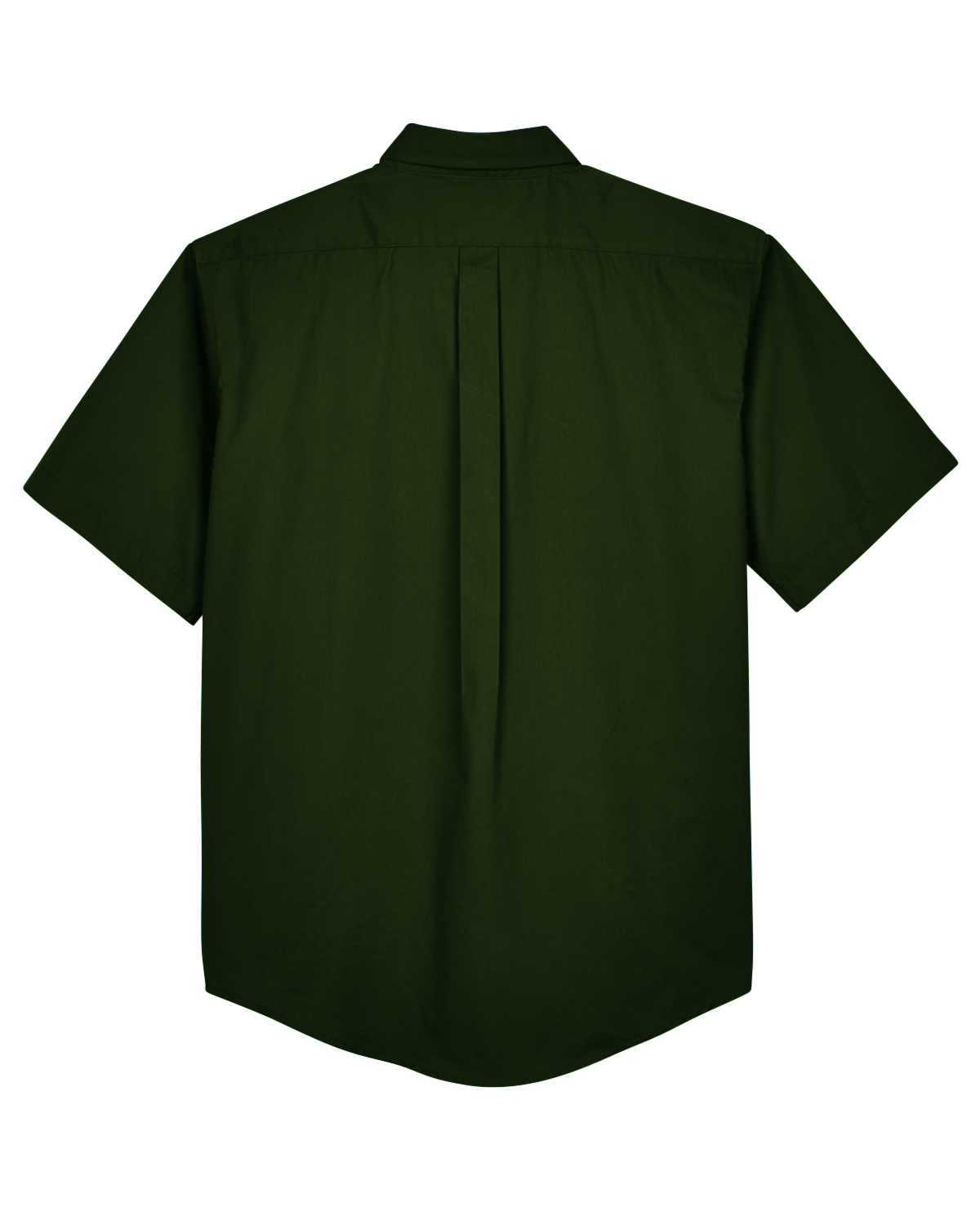 Am image of a Custom Core 365 Men's Optimum Short Sleeve Twill Shirt in Forest!