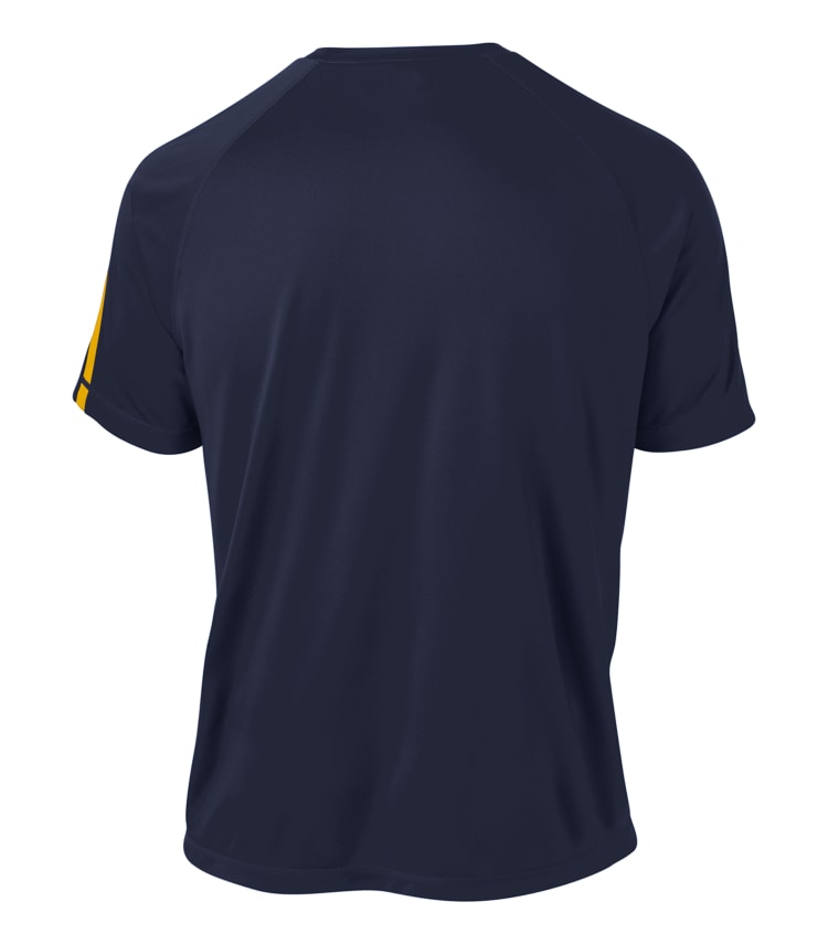 Am image of a Custom ATC Pro Team Home and Away Jersey in True Navy/Gold!