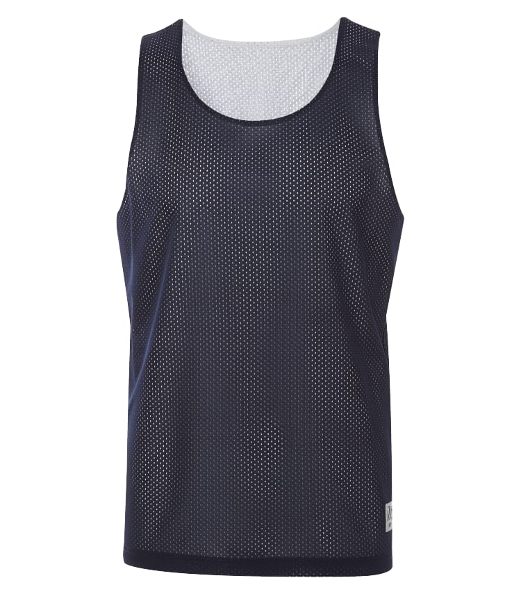 ATC Pro Mesh Reversible Youth Tank in True Navy/White