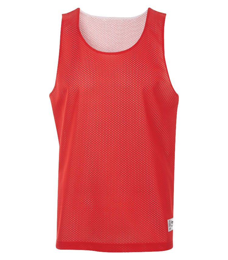 ATC Pro Mesh Reversible Youth Tank in True Red/White