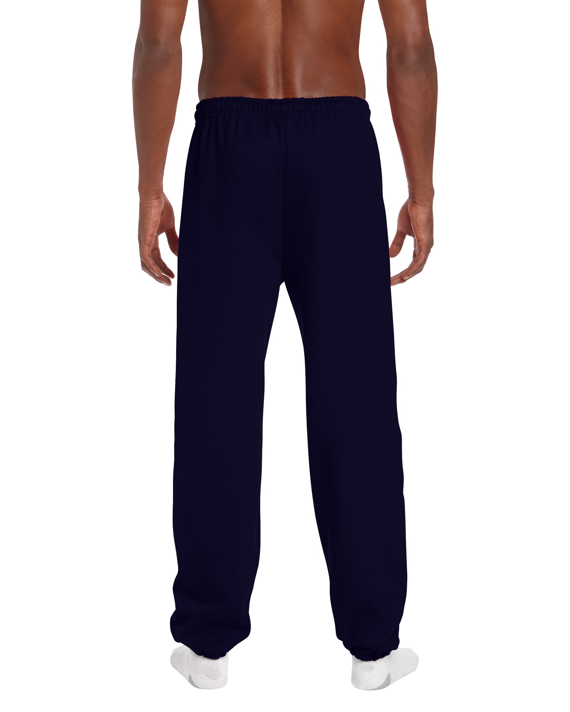 Am image of a Custom Gildan Heavy Blend Sweatpants in Navy!